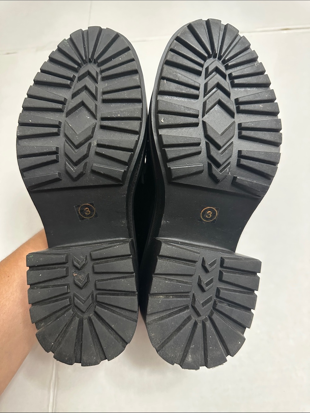 ASOS Design Black Chunky Platform Loafer Heels Y2K Academia Preppy Size 5 - Picture 7 of 12